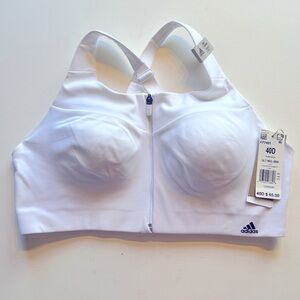 Adidas White Sports Bra